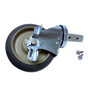 5″ DIA. STEM CASTER W/BRAKE (FOR RACKS) product